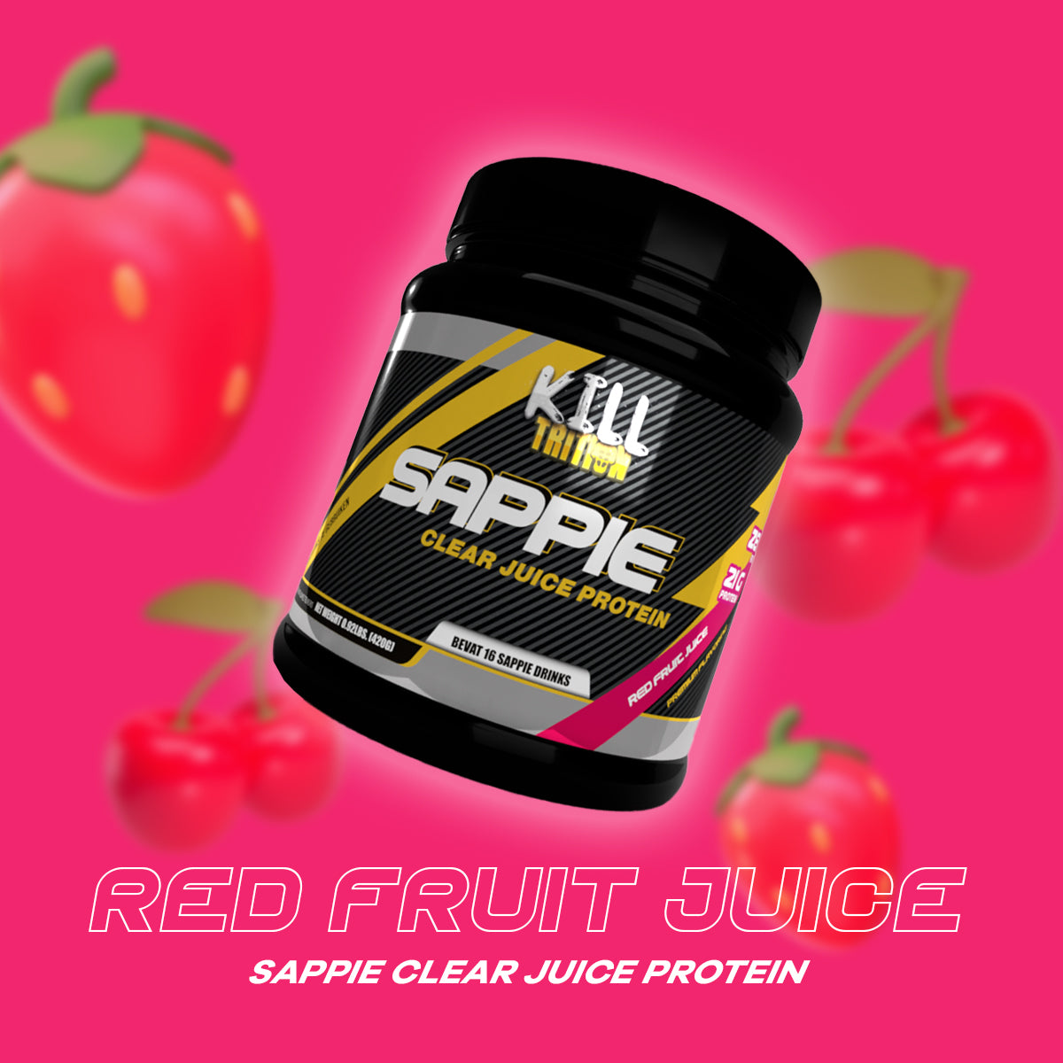 Sappie - Clear Whey - <BR>Red Fruit Juice